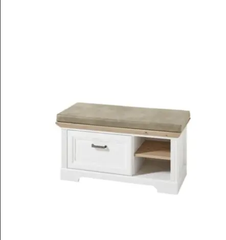 Innostyle Bank Jasmin Pinie Hell/Eiche Artisan ca. 93x46x41 cm