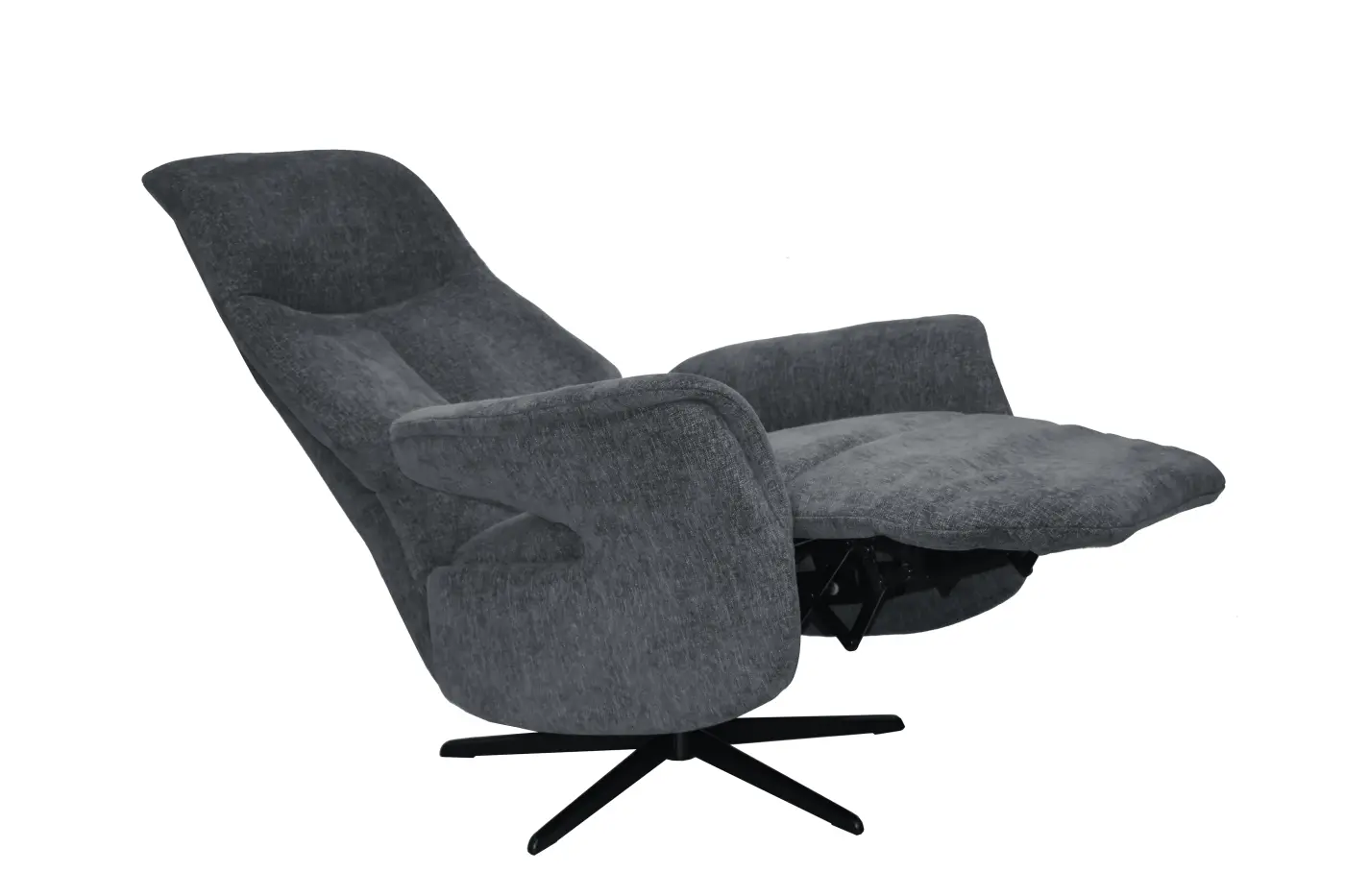 360 Grad Relaxsessel Baltimore Grau ca. 83x77x104 cm