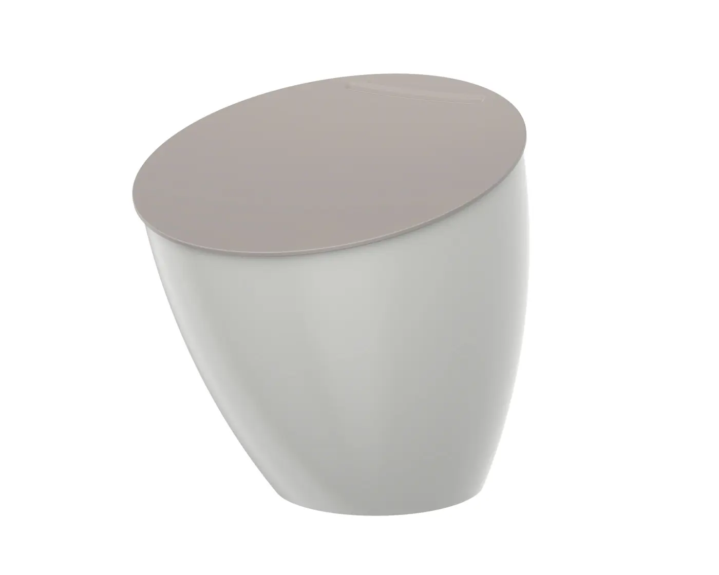 Mepal Bio-Abfallbehälter Nordic white 2,2 L