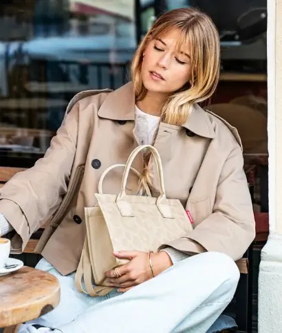 Reisenthel Daily Shopper XS leo Vanilla 21x14x27 cm