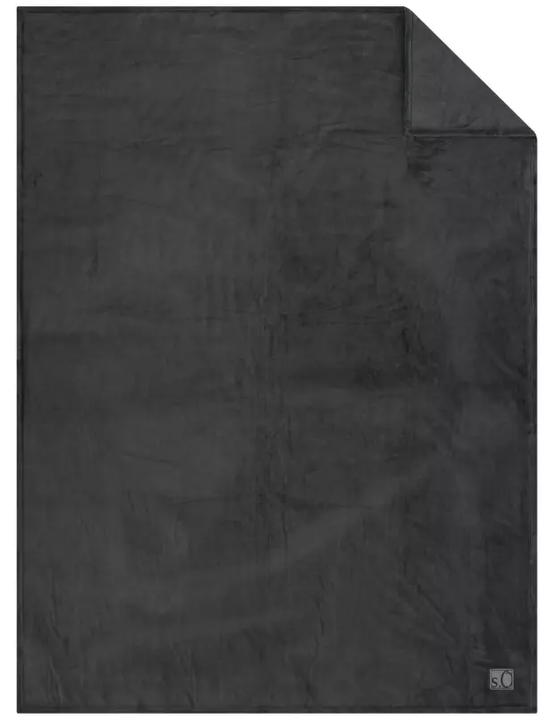 S.Oliver Decke Kuschelsoft Anthrazit 150x200 cm