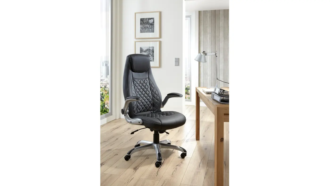 Duo Collection Chefsessel Moritz Anthrazit, belastbar bis 110 kg