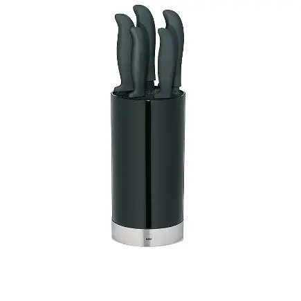 Keck & Lang Messerblock 6-tlg. Schwarz