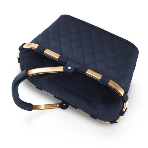 Reisenthel carrybag frame rhombus midnight gold