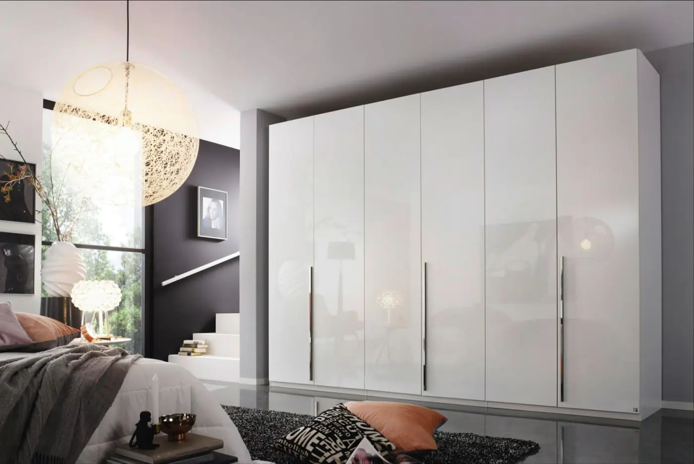 Rauch Drehtürenschrank Montclar Weiß