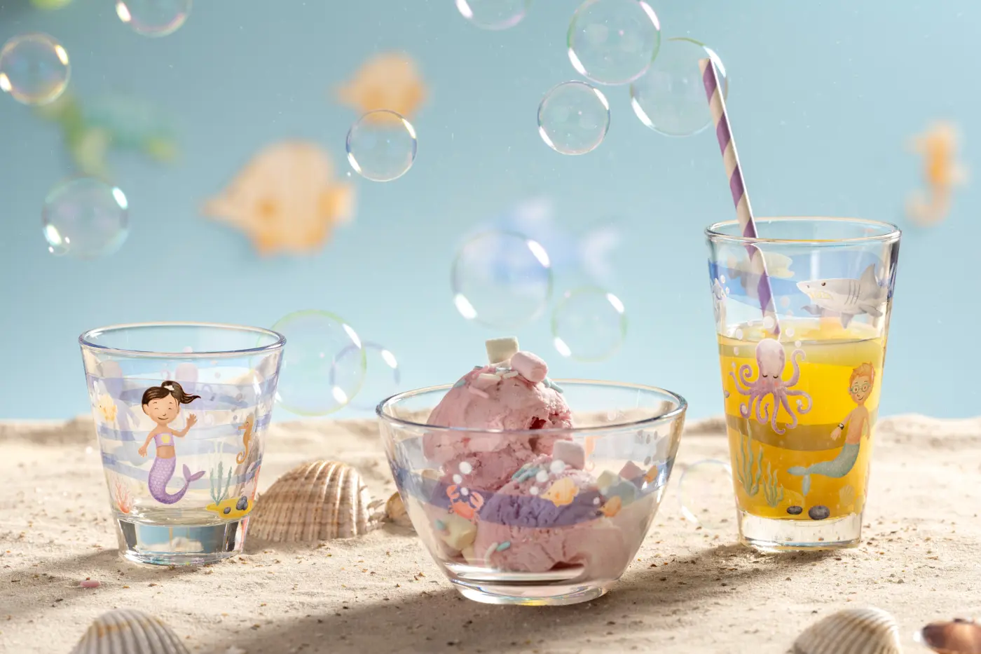 Leonardo Trinkglas BAMBINI AVVENTURA Meerjungfrau 215 ml