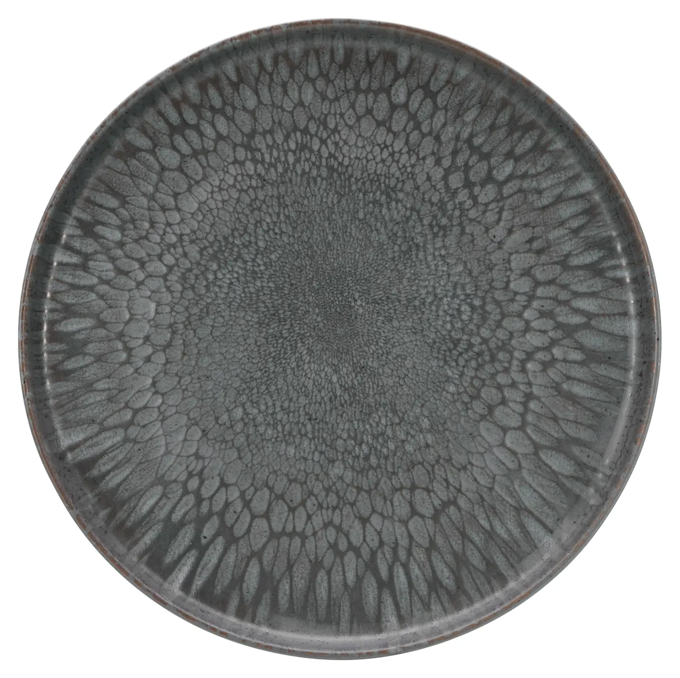 Creatable Gourmetplatte rund Uno Volcano 33 cm Anthrazit