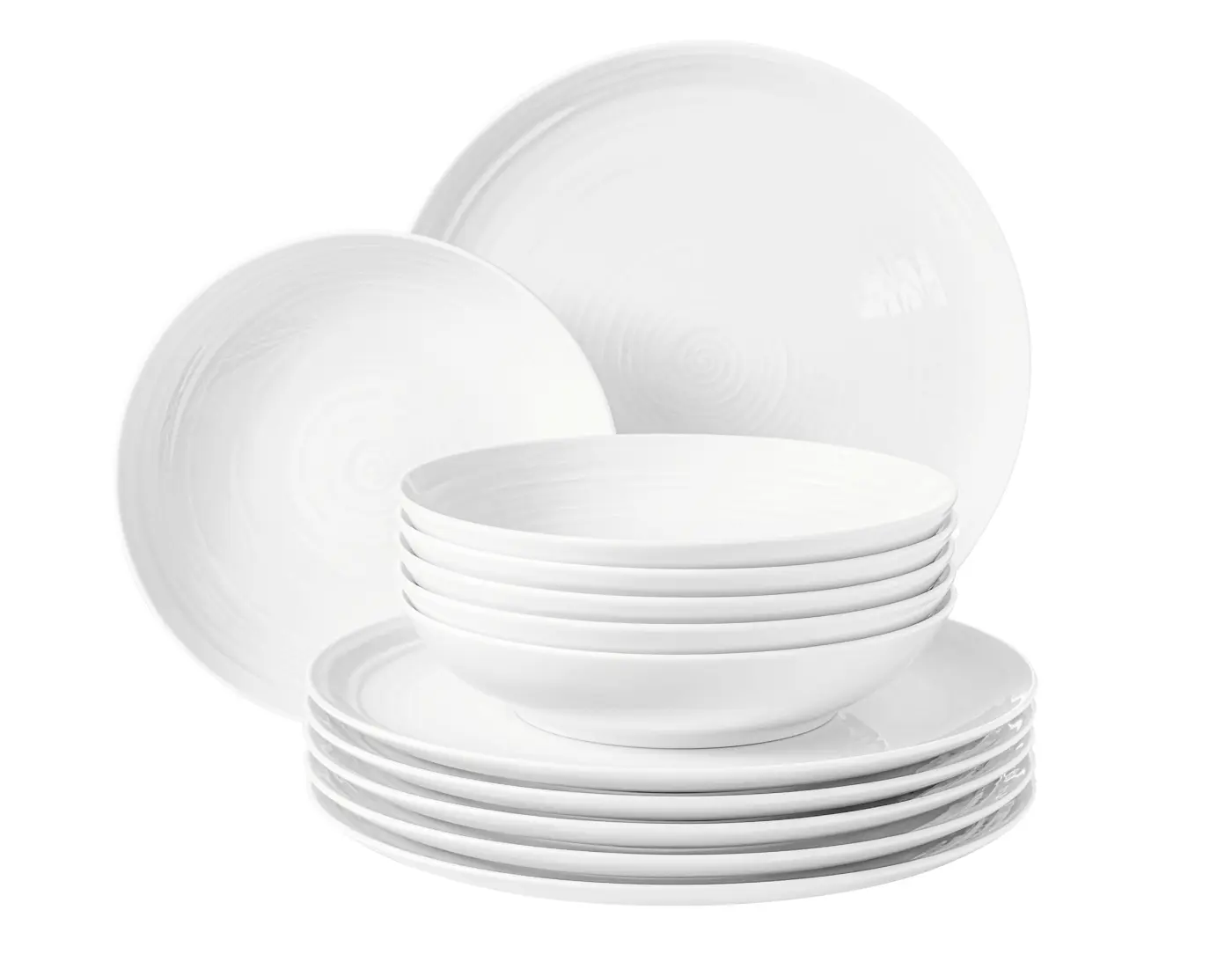Seltmann Tafelservice 12-teilig Terra weiß uni