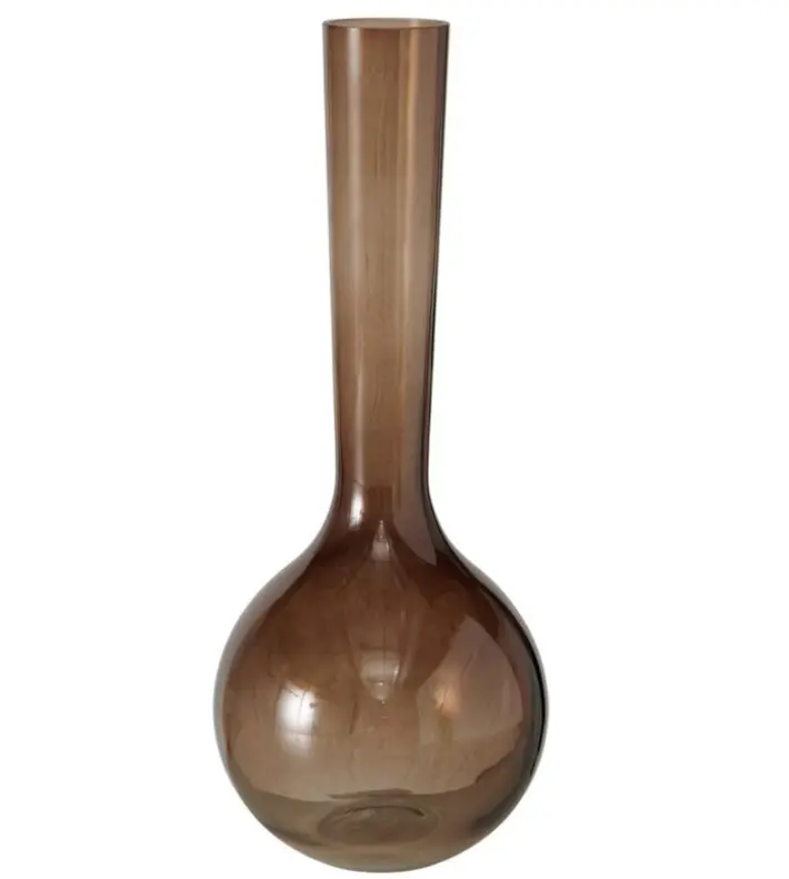 Boltze Vase Tubina Glas Braun ca. 26 cm