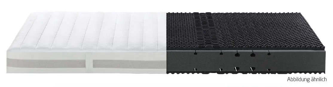 Interliving Matratze 1910 7-Zonen-AQUAPUR Schaum 90x200 cm (H2)