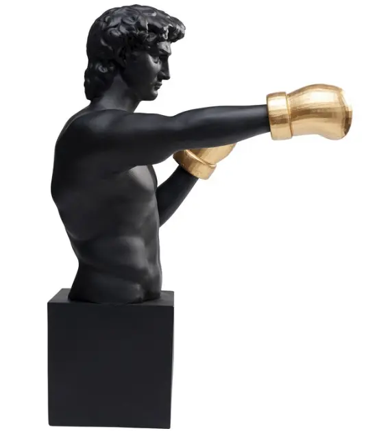 Kare Design Objekt Balboa 68 cm Schwarz/Gold