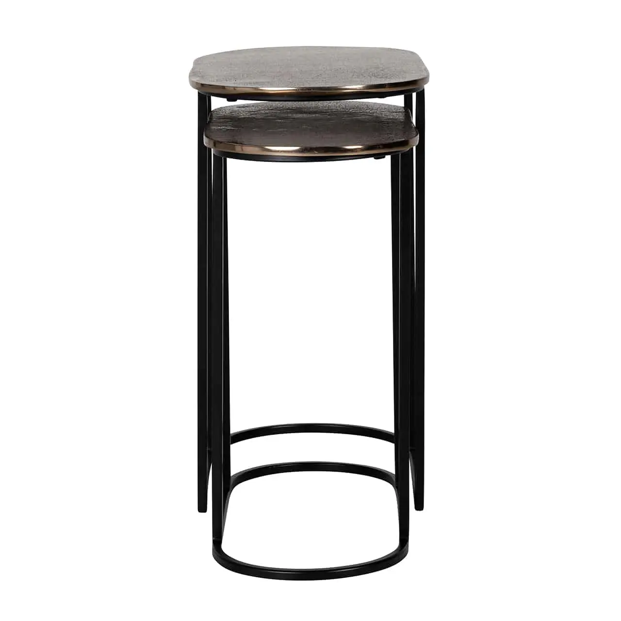 Richmond Interiors End table Chandon set of 2 (Champagne gold)