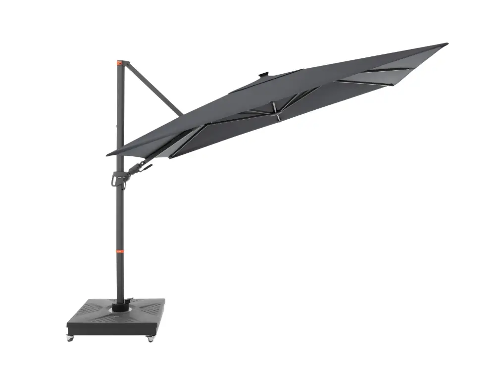 Doppler Active Pendelschirm ca. 300x220 cm 8-tlg. Anthrazit