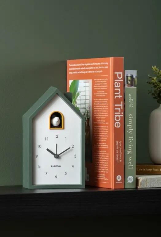 Karlsson Alarm Clock Jungle green ca. 12x20x6 cm