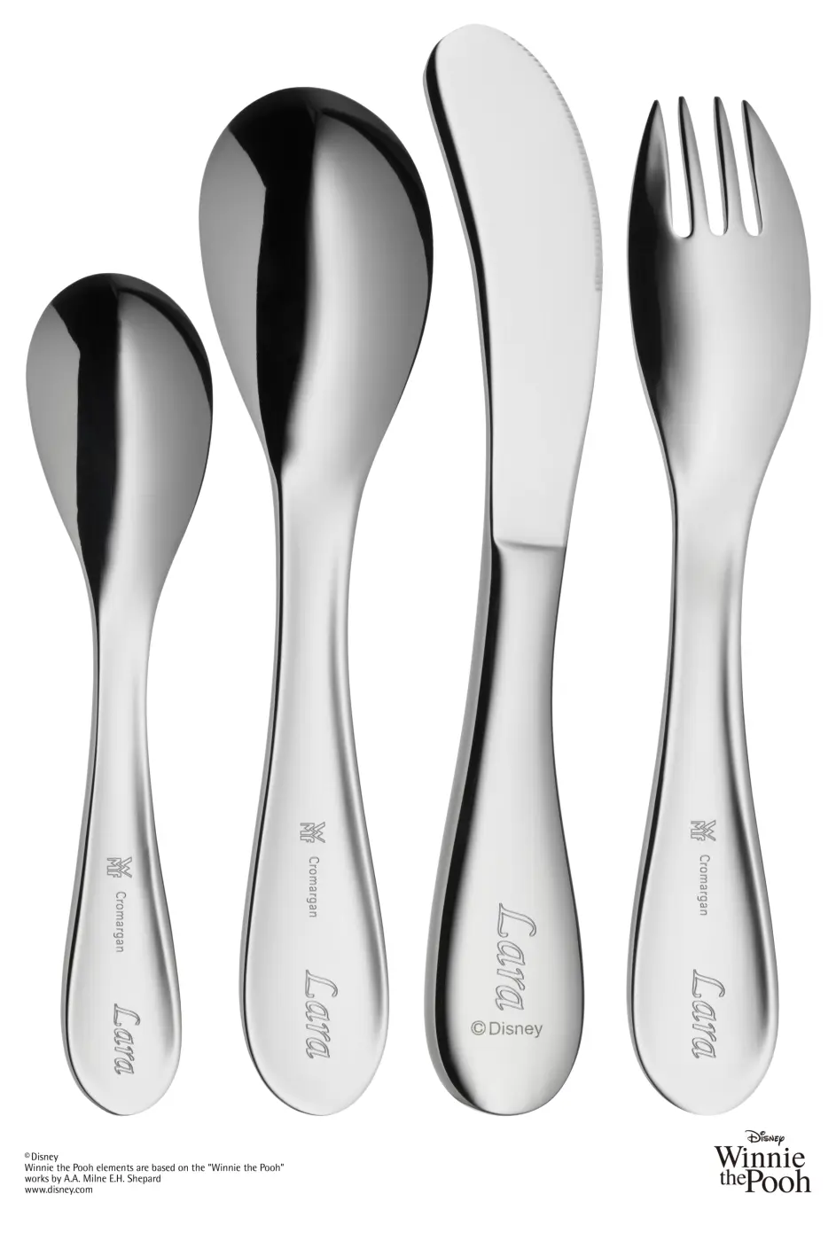 WMF Kinderbesteck-Set Knuddel, 4-teilig