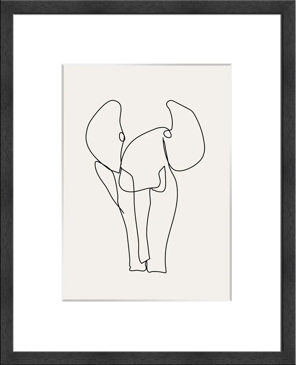 ars graphica Smart-Art 52x42cm - Fred Design: Elefant