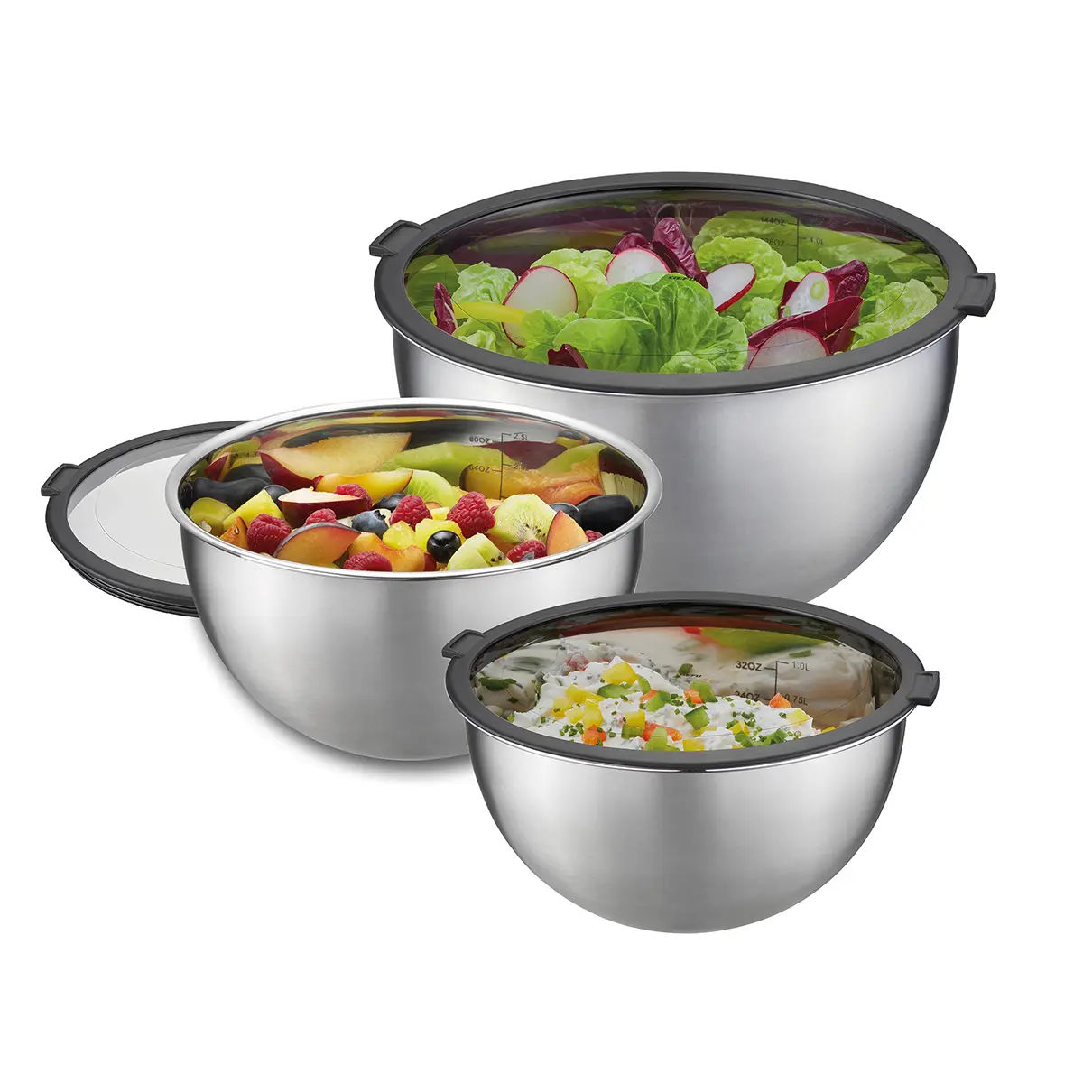 GEFU Schüssel 3-er Set MONDI