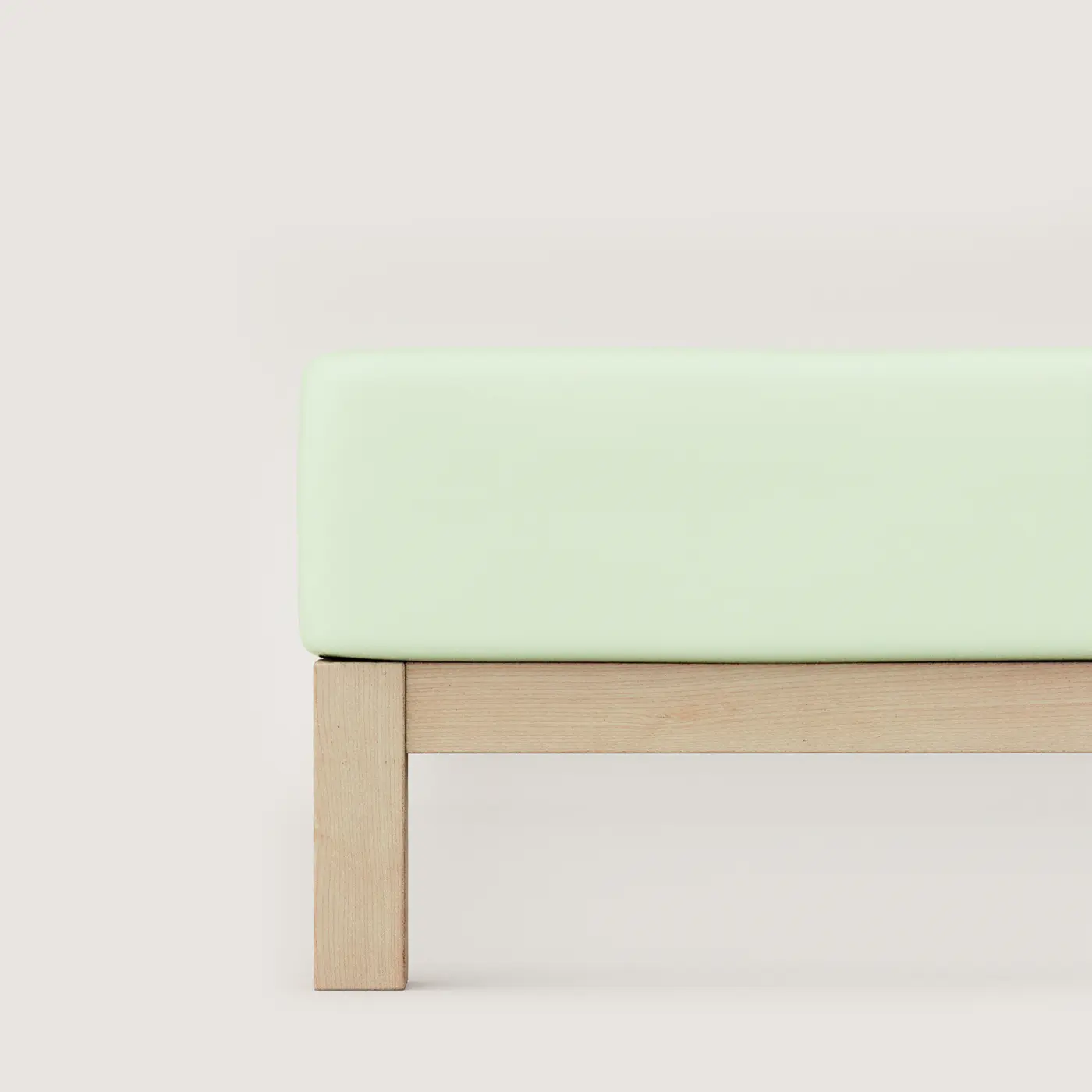 Schlafgut Spannbetttuch Pure 120x200-130x220 cm Green Light