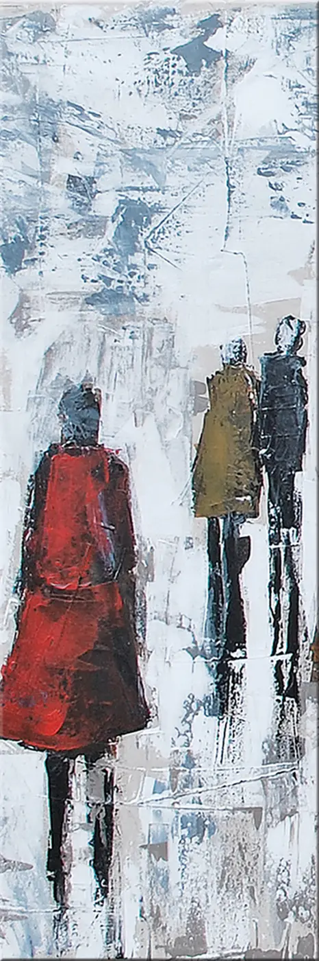 ars graphica Original-Art 120x40cm - Steiner: Passants anonymes