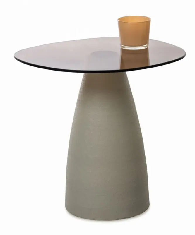 M2 Beistelltisch Filo 3 Sicherheitsglas braun