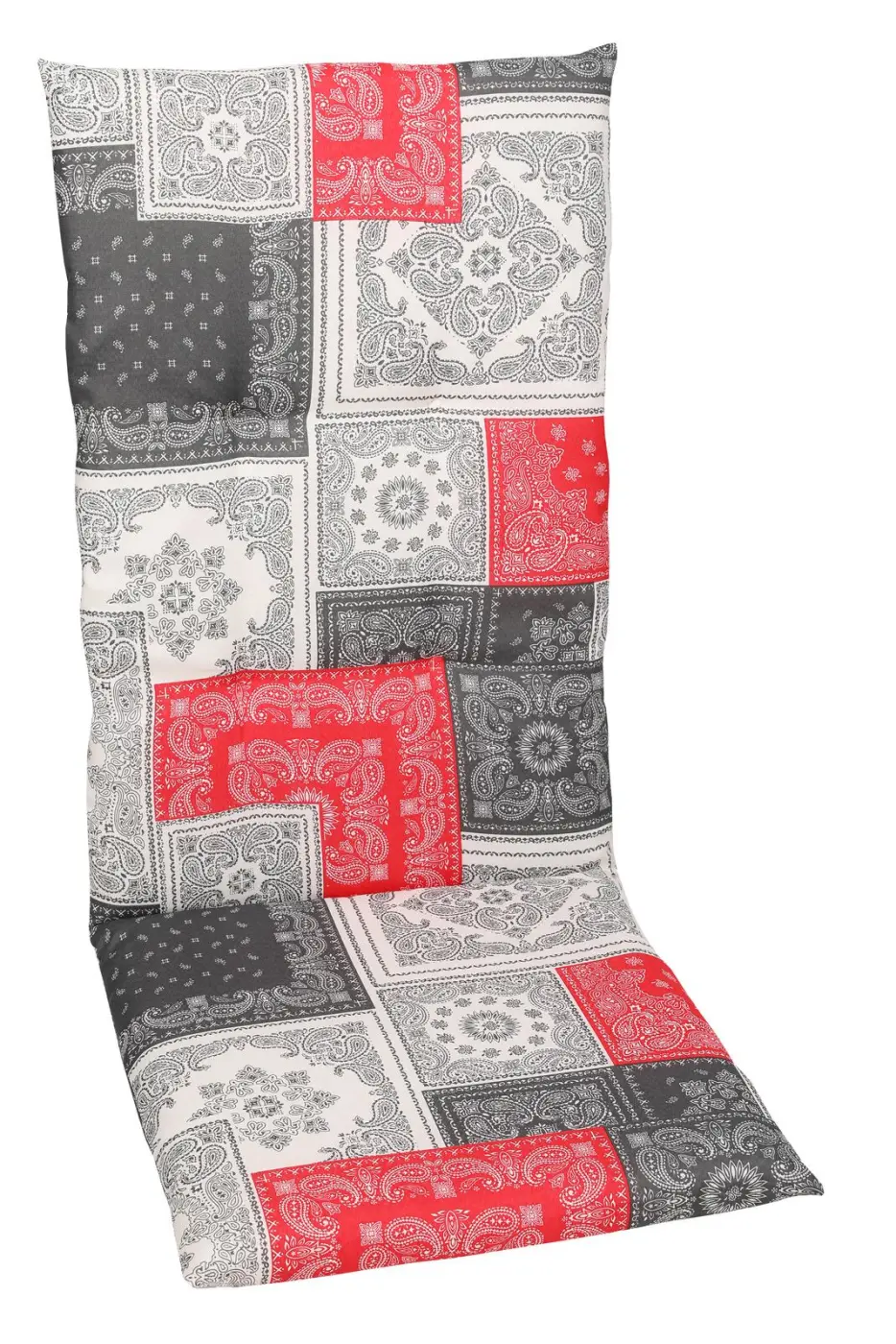 Go-De Sesselauflage hoch Mehrfarbig ca. 120x50x8 cm