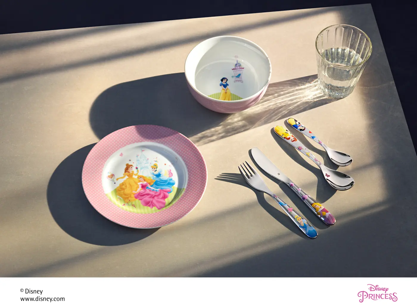 WMF Kinderbesteck-Set Disney Princess,