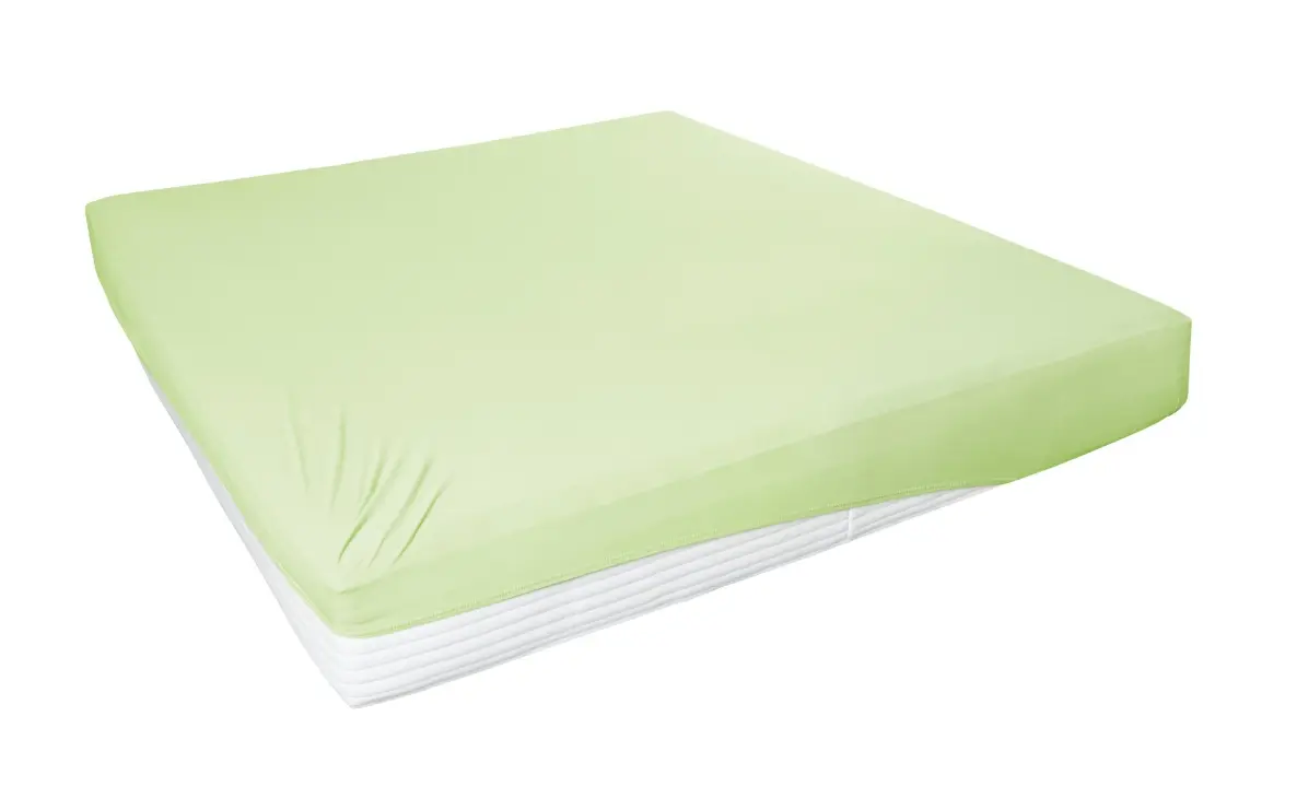 Hahn Haustextilien Spannbetttuch Limone 150x200 cm