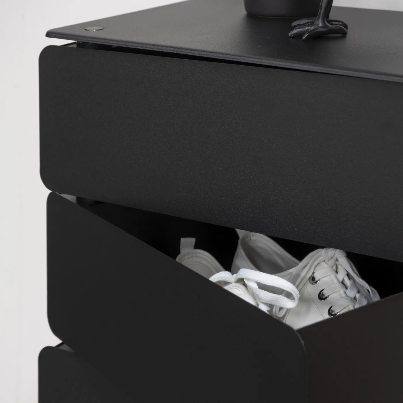 Spinder Kommode Joey, Metall: schwarz, ca. 37x98,5x26 cm