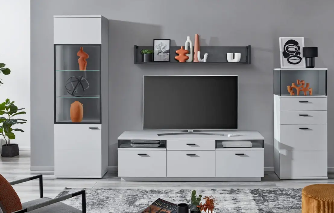 Ideal Wohnwand Juno ca. 320 x 206 x 50 cm