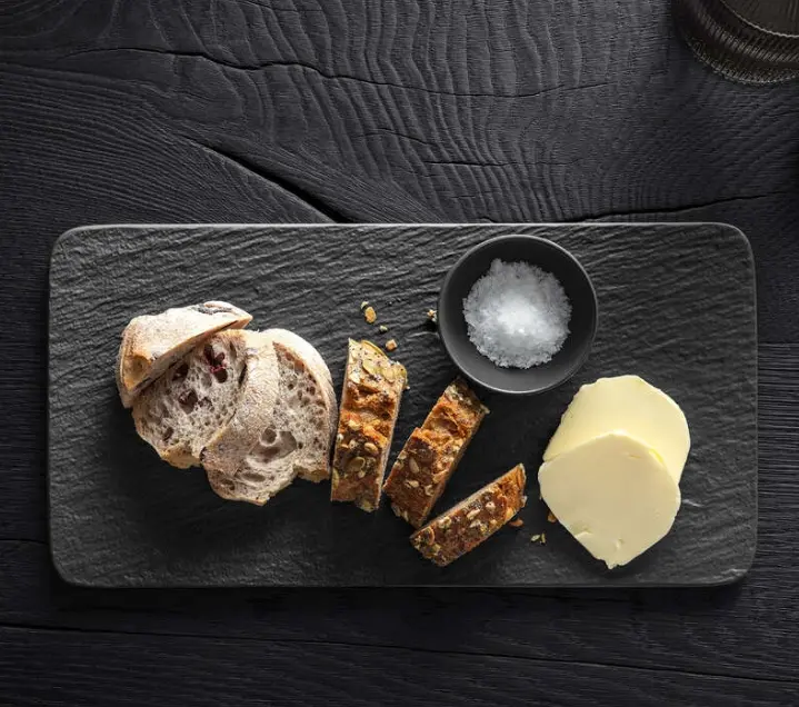 Villeroy & Boch Manufacture Rock Servierplatte rechteckig schwarz