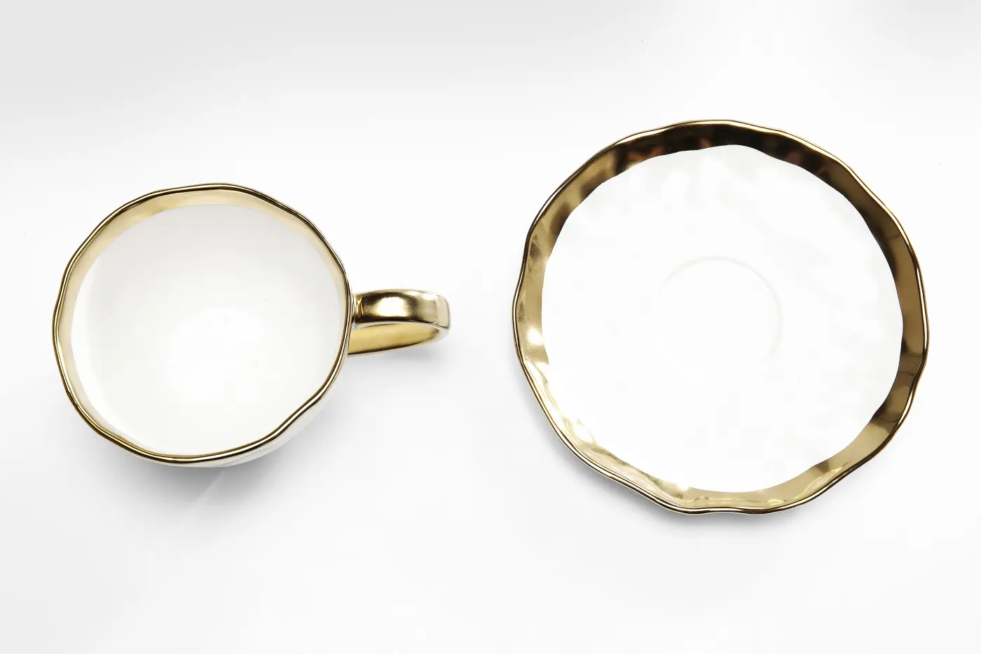 Kare Design Kaffeetasse Bell Weiß 2-teilig