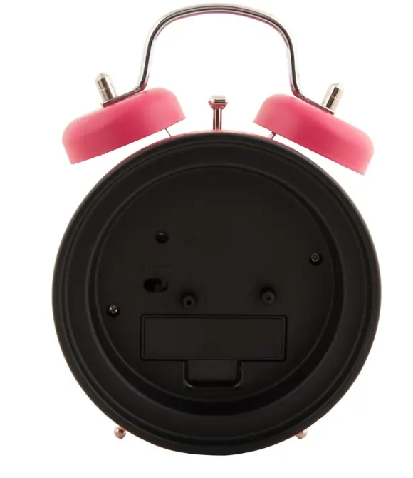 Karlsson Alarm Clock Glam Diamonds Pink 11,8x17 cm