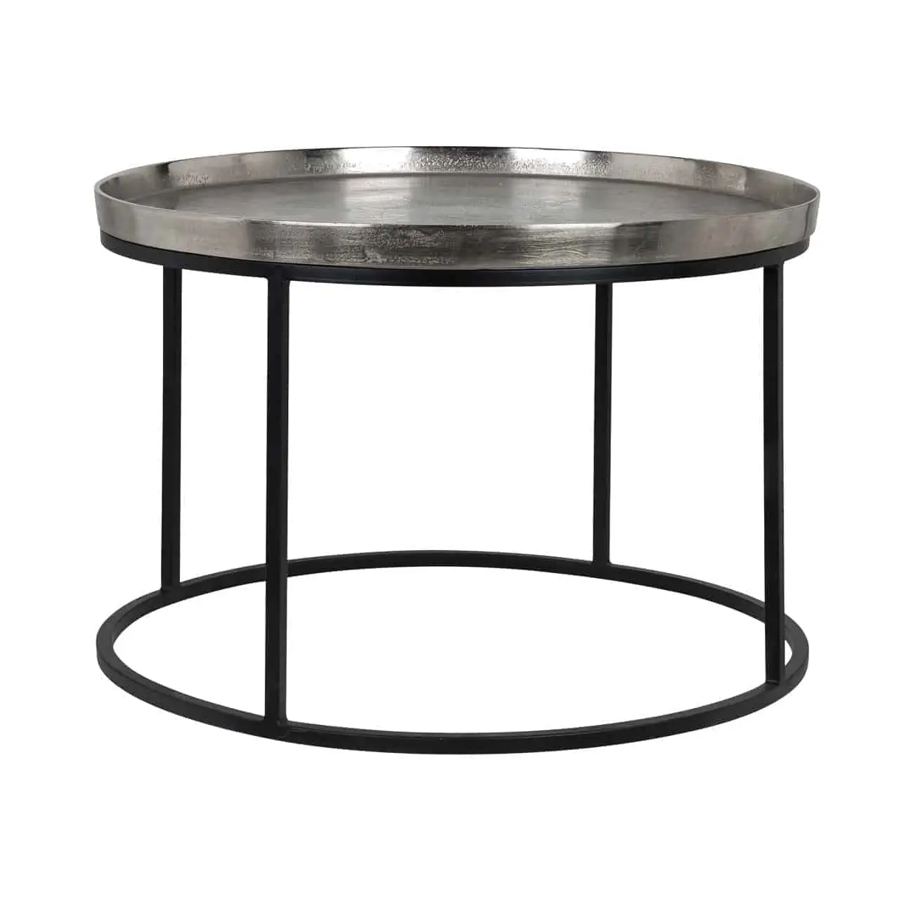 Richmond Interiors Coffee table Lyam 70Ã? (Silver)