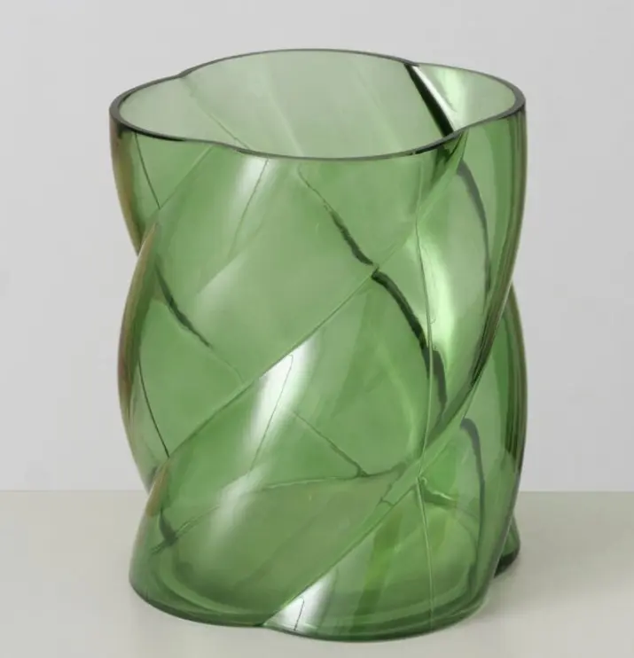 Boltze Vase Curvo Grün 20,3 cm