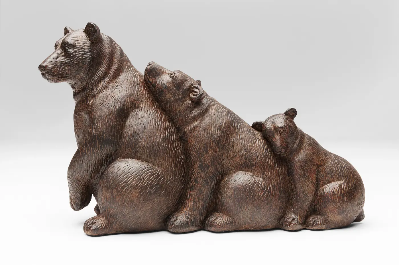 Kare Design Deko-Figur Relaxed Bear Family ca. 20x32x13 cm