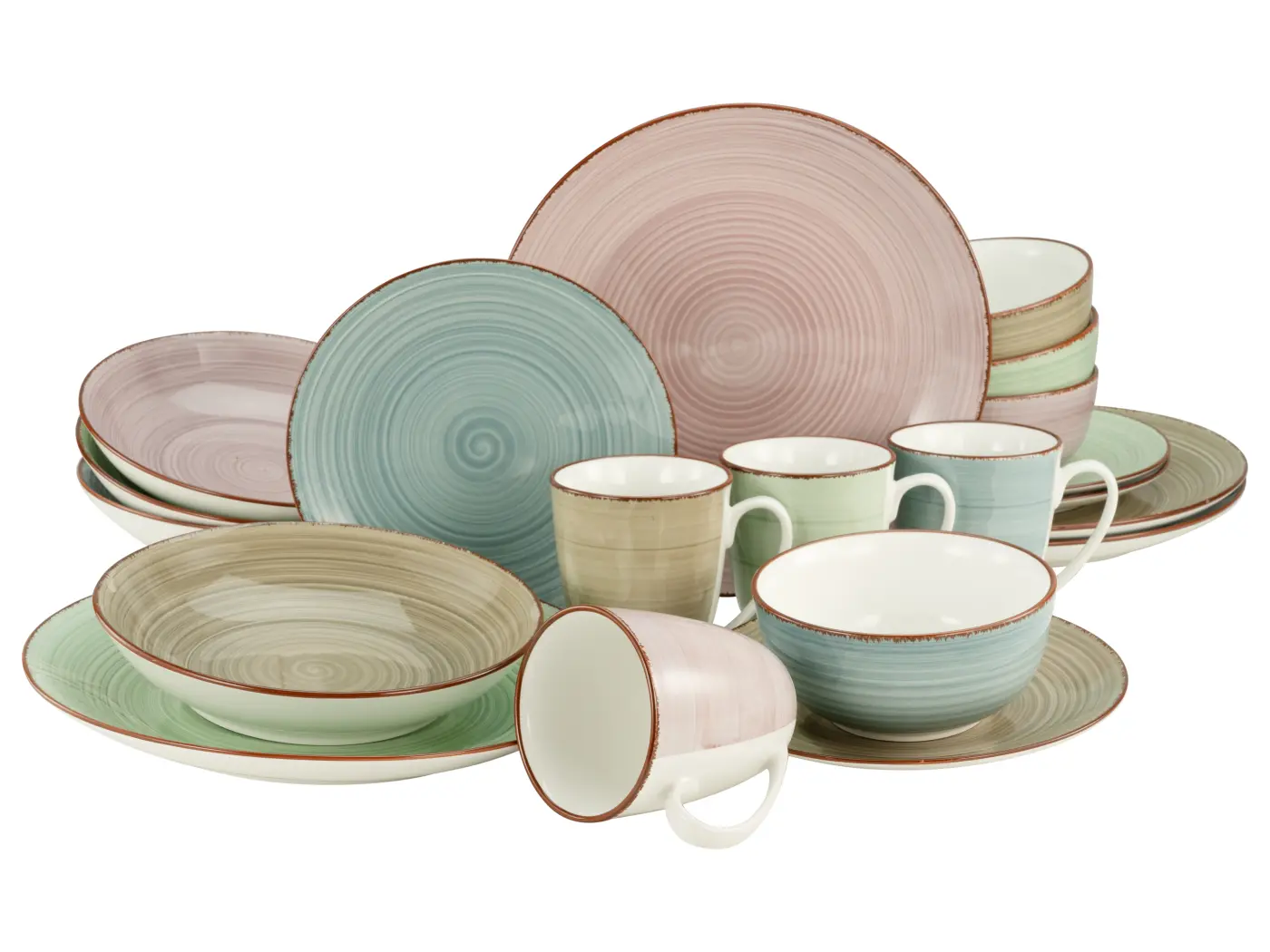 CreaTable Kombiservice Samba 20-tlg Bunt