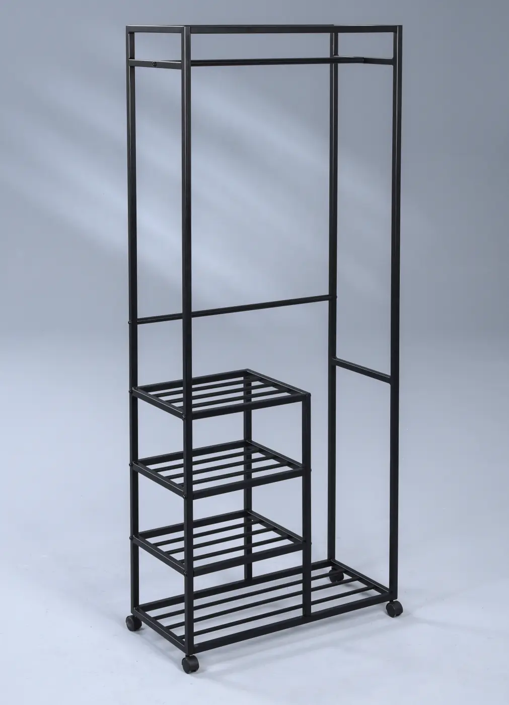 M2 Kollection Garderobe Andorra schwarz 75x183x35 cm
