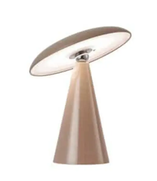 Present Time Tischleuchte Phonebe LED brown ca. 23x26 cm