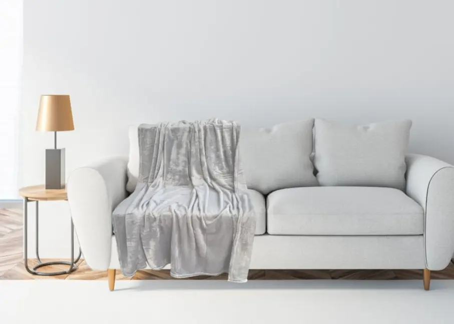 CoSiMa Wohndecke Cozy Silber 150x200 cm