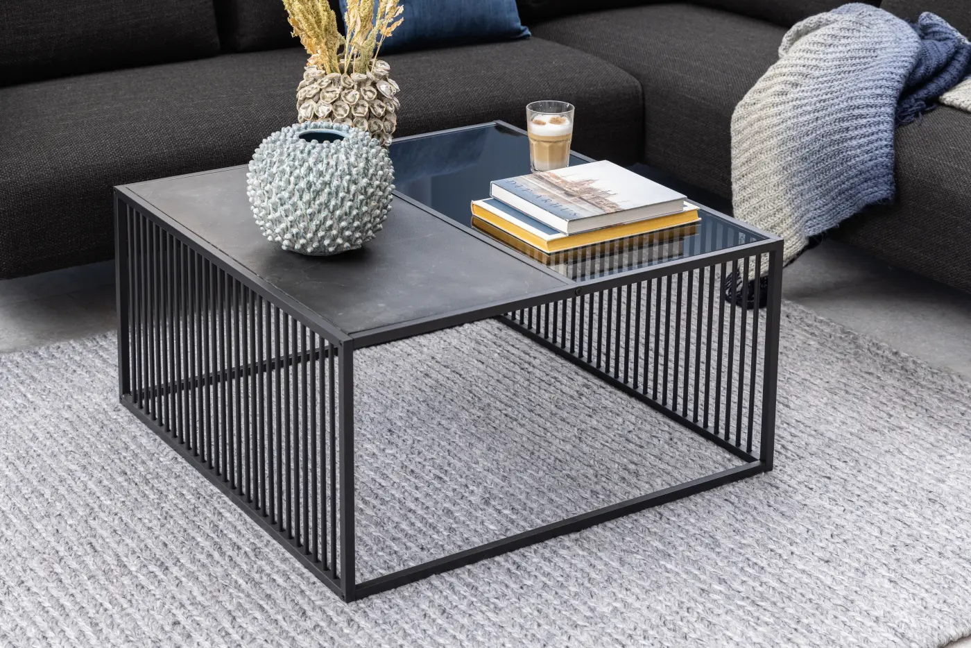 Actona Couchtisch Strington Schwarz