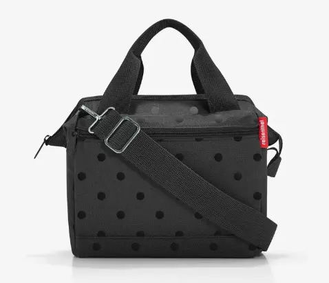 Reisenthel Allrounder Cross Glossy Dots Black  22x24x13 cm