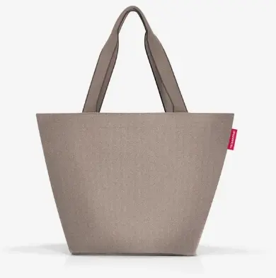 Reisenthel Shopper M Herringbone mokka ca. 51x30x26 cm