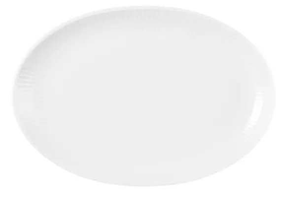 Seltmann Servierplatte oval 35x24 cm Amina Weiß