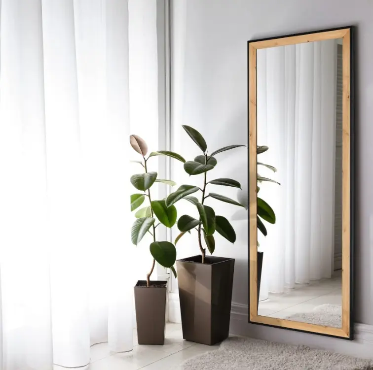 Mirrors & More Spiegel Bianka in Artisan Eiche-schwarz ca. 70x170 cm