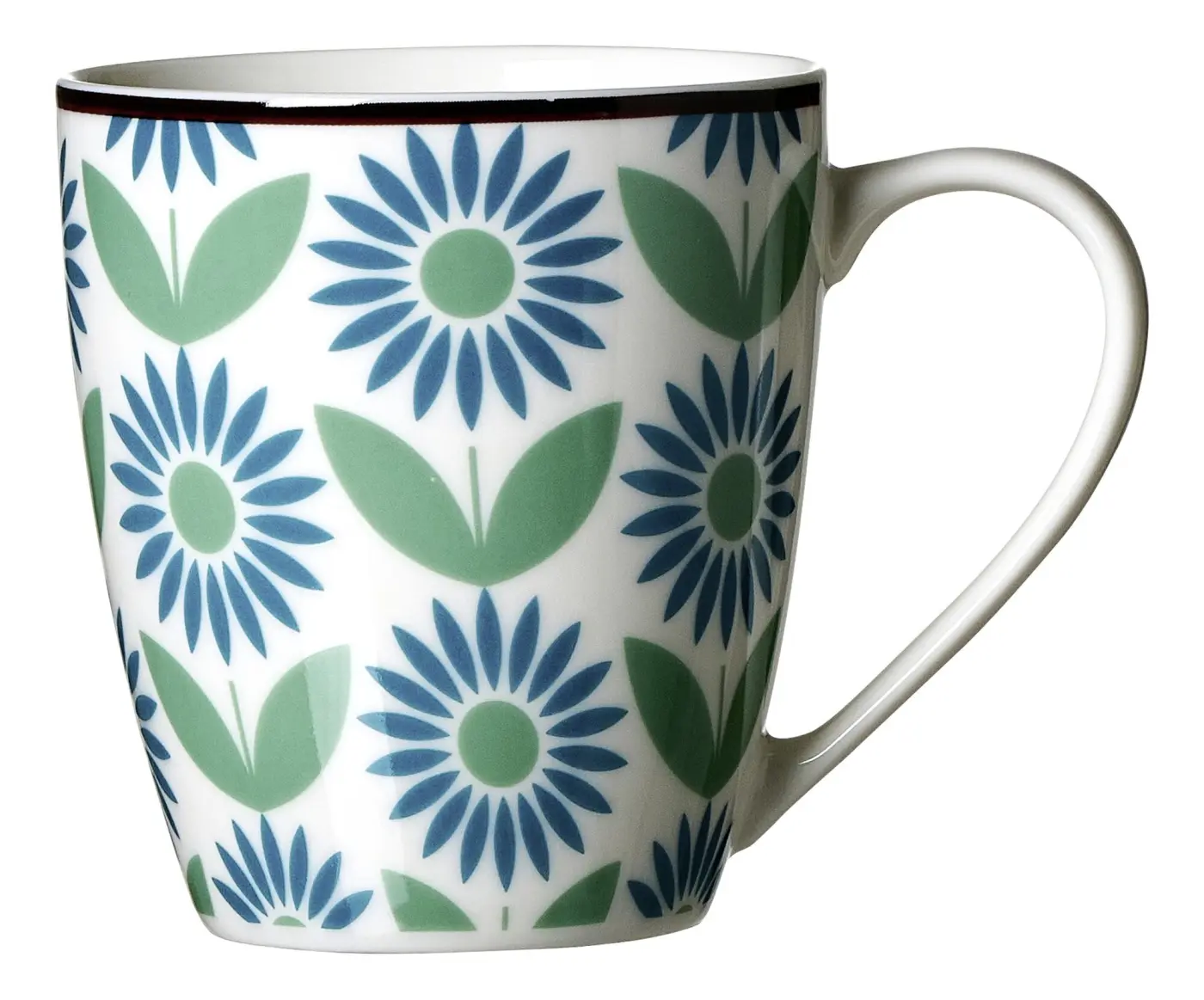 Ritzenhoff Henkelbecher Scandi 350 ml Grün/Blau