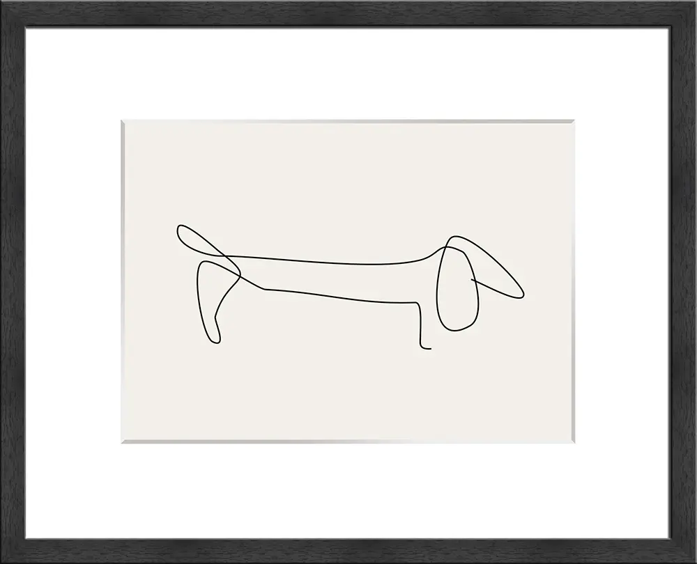 ars graphica Smart-Art 52x42cm - Fred Design: Dackel
