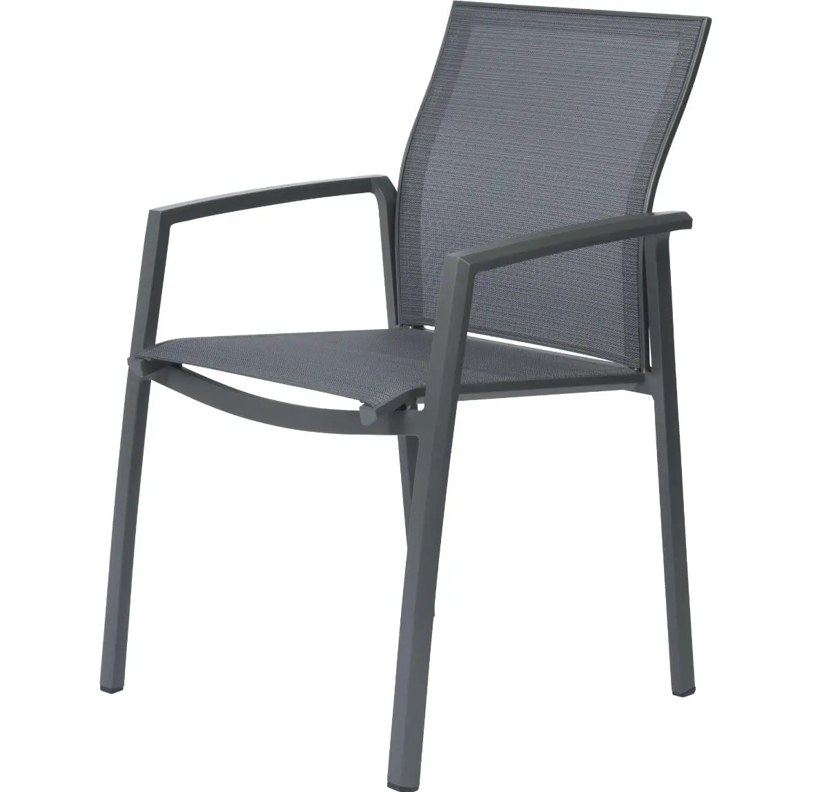 Stern Stapelsessel Kari Anthrazit/Karbon ca. 58x64x90 cm