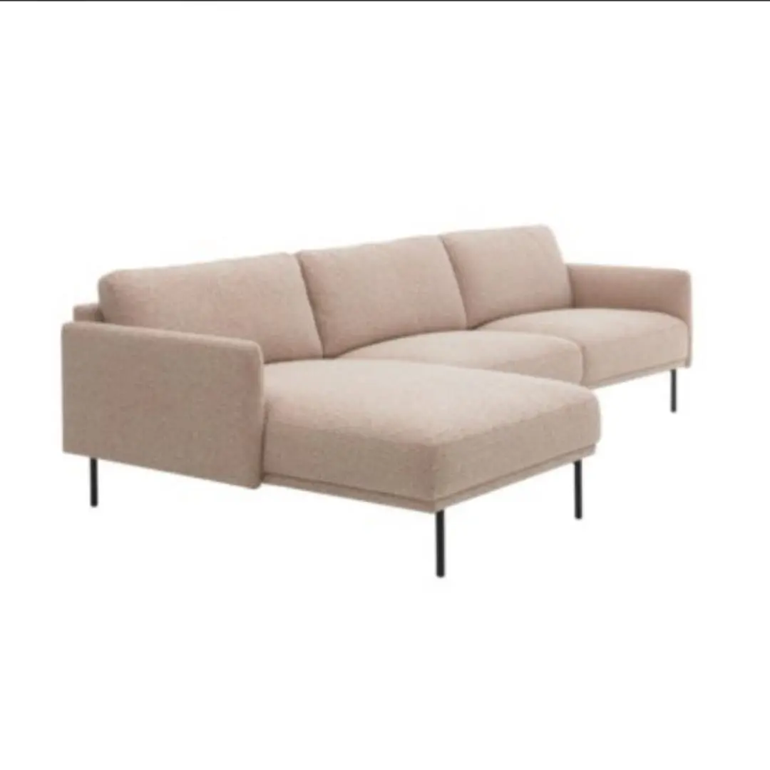 Roomio No. 4104 Polstergarnitur Donna rusty melange, ca. 154x279 cm (Longchair links)