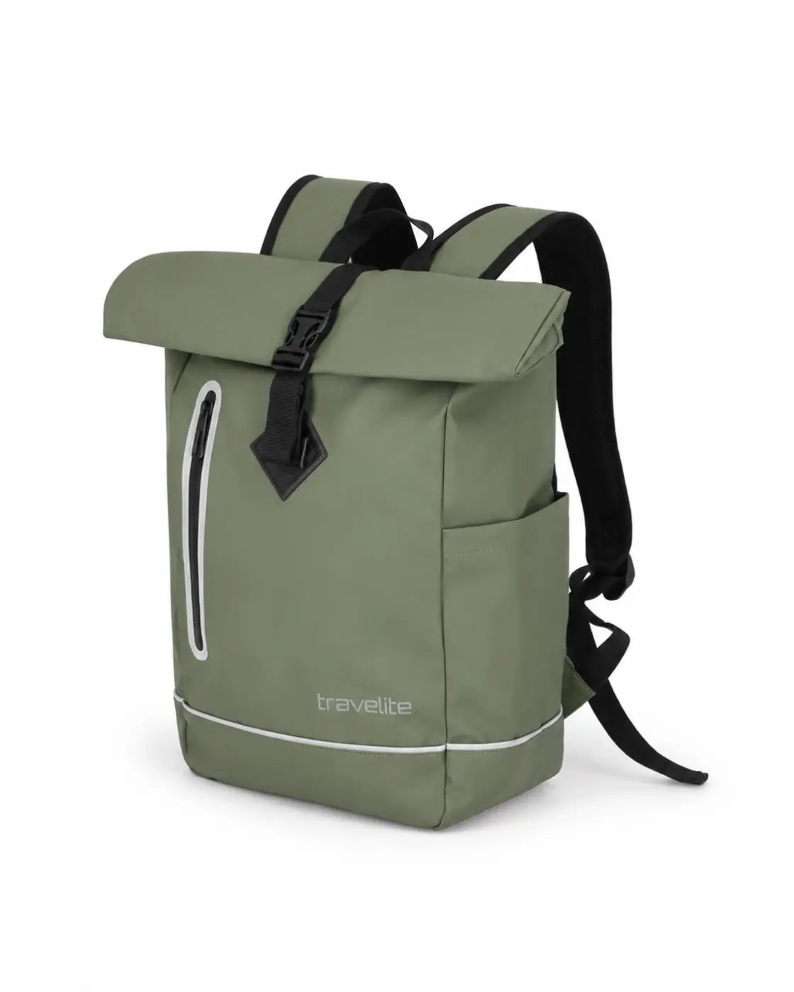Travelite Backpack Roll-up Basics Olive 26x48x15 cm