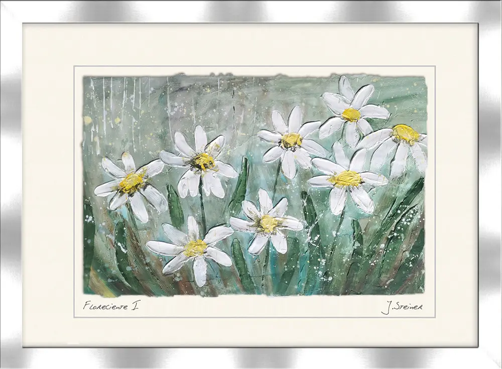 ars graphica Real-Art 76x56cm - Jakob Steiner: Floreciente I